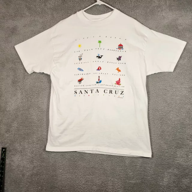 Santa Cruz Expressions Shirt XL 46 48 Luke A Tuke Single Stitch VTG 1991 NEW