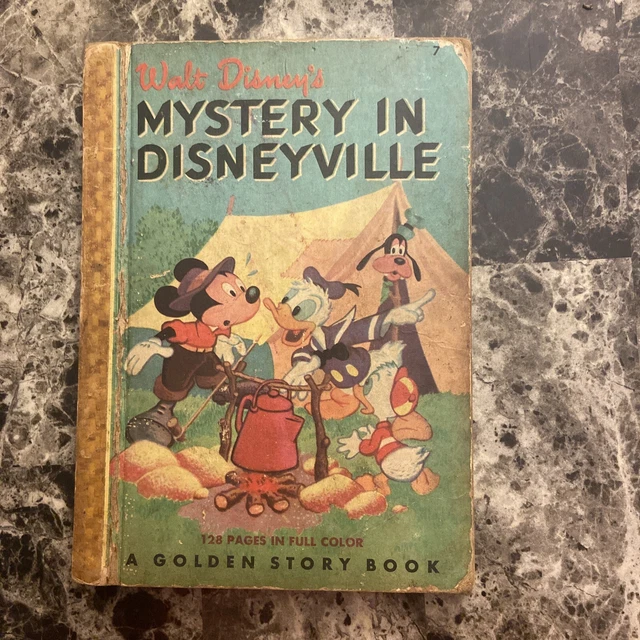 Walt Disneys mystery in disneyville Childrens Reading Book