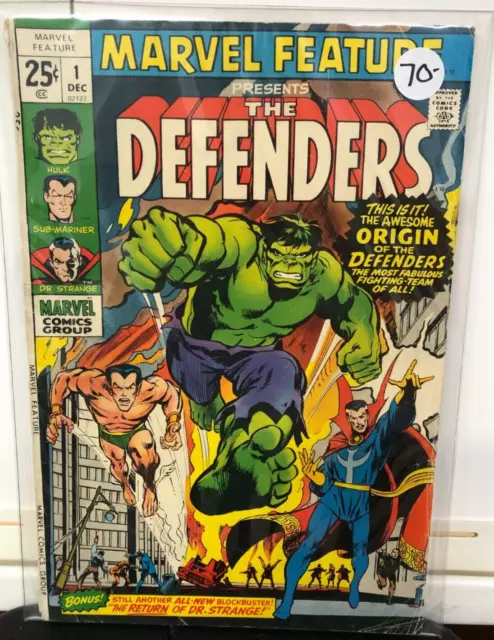 Marvel Feature #1 The Defenders - Marvel Comics (1971) 1st Defenders Appearance