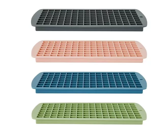 128 Grids Mini Ice Cube Tray Small Cubes Frozen Silicone Ice Cube Maker Mold 3