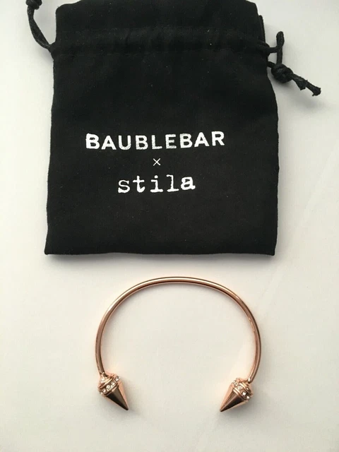 BaubleBar for Stila, rose gold knot bracelet