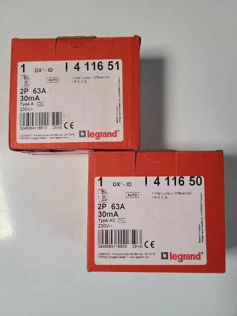 Interrupteur Différentiel Legrand 63A - Occasion - Fonctionnel