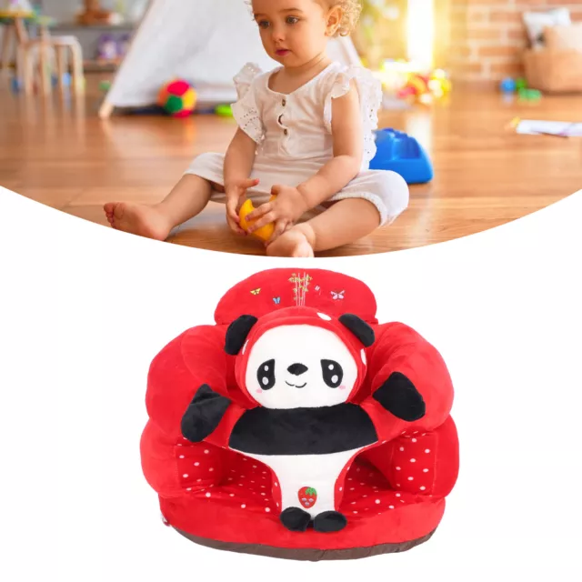 (Panda)Baby Floor Sofa Baby Support Sofa Chair Plush For Indoor For Infant