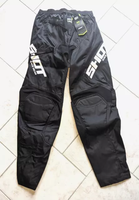 Pantalon Moto Cross ou VTT Shot Noir Taille 38 S