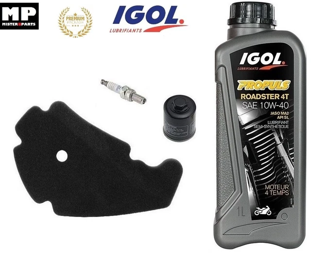 Pack Révision Gilera VX 125 RUNNER 4T (2001-2012) – Courroie, Filtre, Bougie, Huile – Neuf
