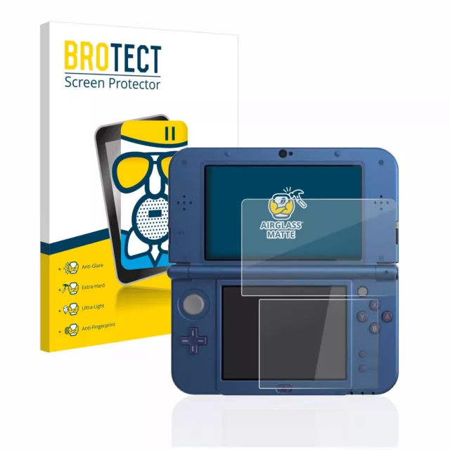 Anti Reflet Protection Ecran Verre pour Nintendo New 3DS XL Film Protecteur 9H