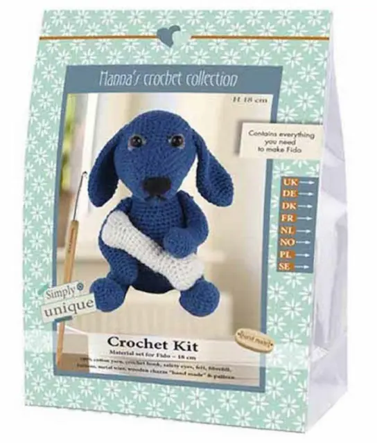 Go Handmade Crochet Kit Fido Dog