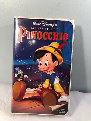 PINOCCHIO New VHS Walt Disneys Masterpiece Animated Puppet Becomes Real Boy