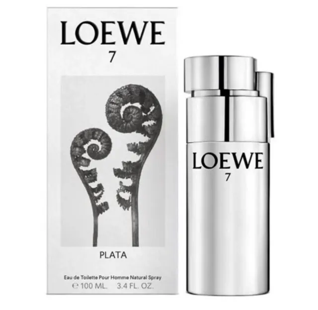 LOEWE 7 PLATA 100 ML EDT pour Homme spray *Discontinued* Batch 2019 3.4oz SEALED