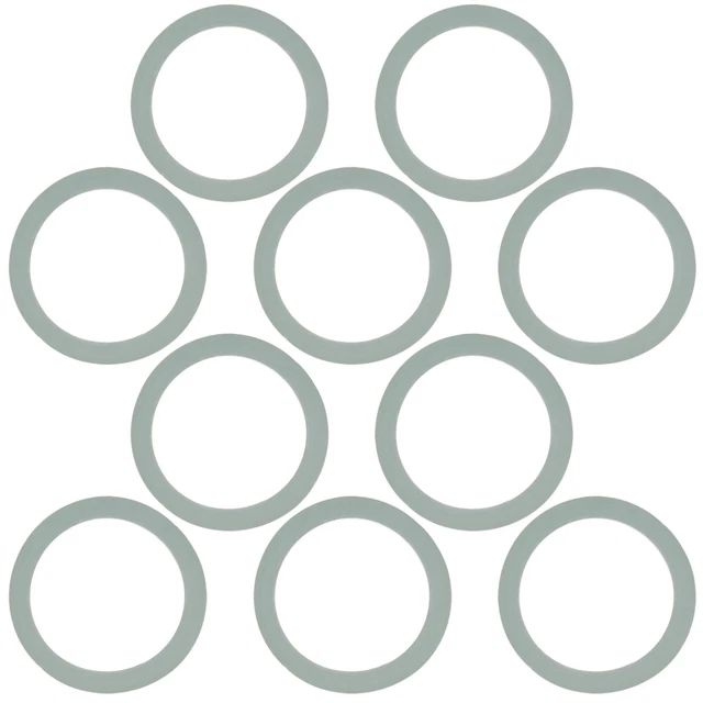 20 Pcs Blender Gasket Rubber Sealing O- Ring Replacement White