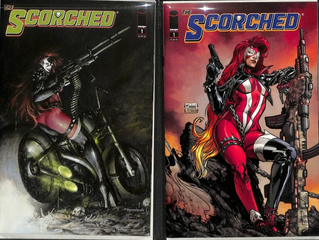 The Scorched #1 Variant Covers B/C/D/E  Todd McFarlane Image Comics