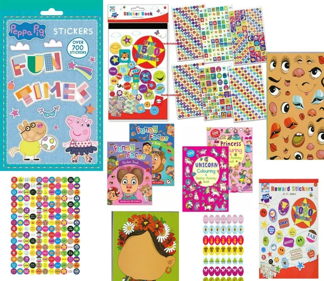 Peppa Pig 500 Stickers Mega Pack – George & Friends – 7 Sheets Activity Set