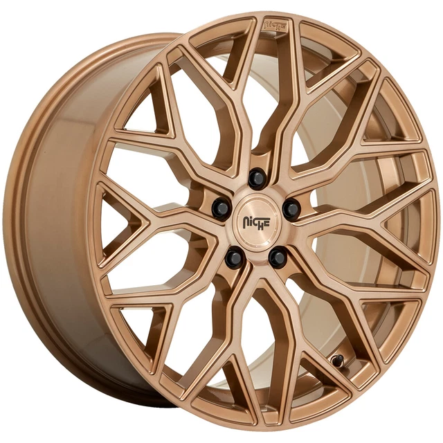 Niche M263 Mazzanti 19x8.5 5x120 +35mm Bronze Wheel Rim 19" Inch