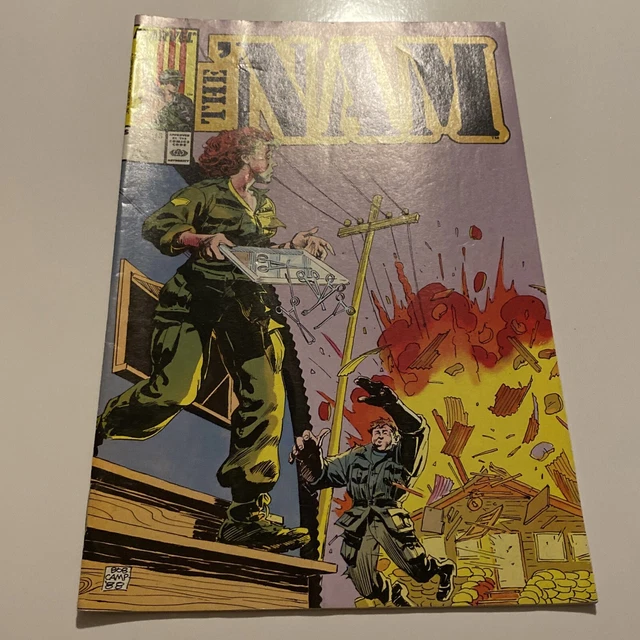 ** THE NAM # 21 ** Copper Age Marvel Comics 1988 Vietnam War DOUG MURRAY … FN 8