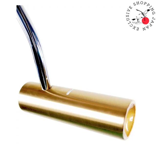TRU-ROLL Golf Putter Club Bent Neck Brass 33, 34inch Grip Shaft Style Right New