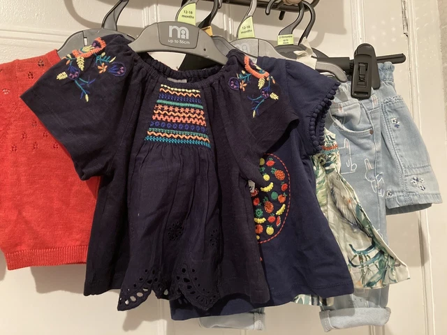 6 Item BNWT £60 Baby Girl Large NEXT Bundle 3-6 Months Cardigan Jeans Skirt Top