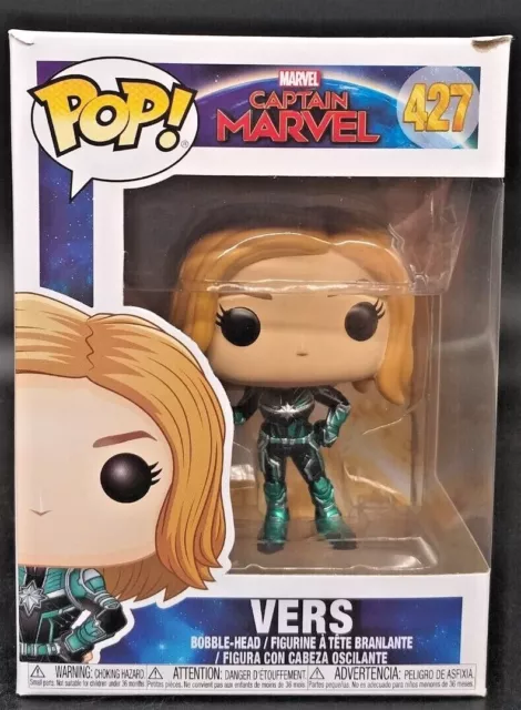 Funko Pop! Marvel Captain Marvel #427 Vers Bobble-Head Vinylfigur