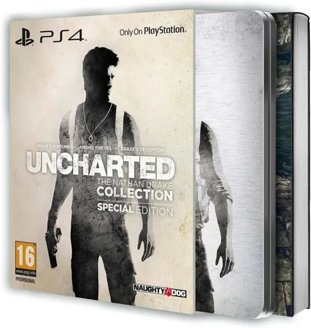 Uncharted Nathan Drake Collection Special Edition Steelbook PS4 Game Ex-Display