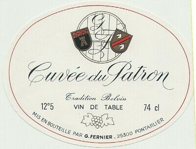 Réf.n°101 Etiquette de Vin Cuvée du Cercle Mixte du 150 R.I Bourgogne 