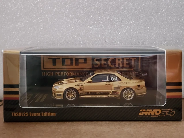 Taskl Inno64 INNO64 NISSAN SKYLINE GT-R R34 Top Secret Thailand TASKL Special 2025 ...