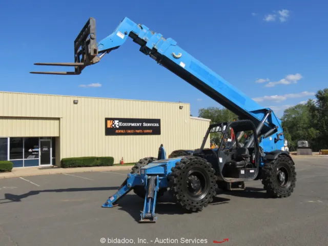 2014 Genie GTH1056 56' 10,000 lbs Telescopic Reach Forklift Telehandler bidadoo