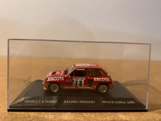 Universal Hobbies Modifiée Renault 5 Turbo Montecarlo 1981 Boite 1/43 Ag J11