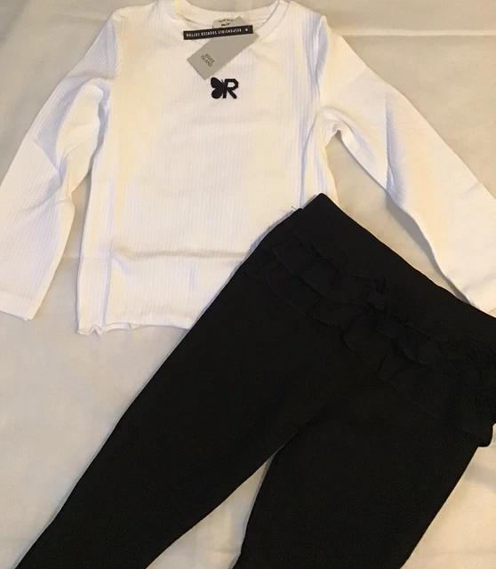 River island mini girls aged 18-24 Months frilly bum leggings outfit BNWT