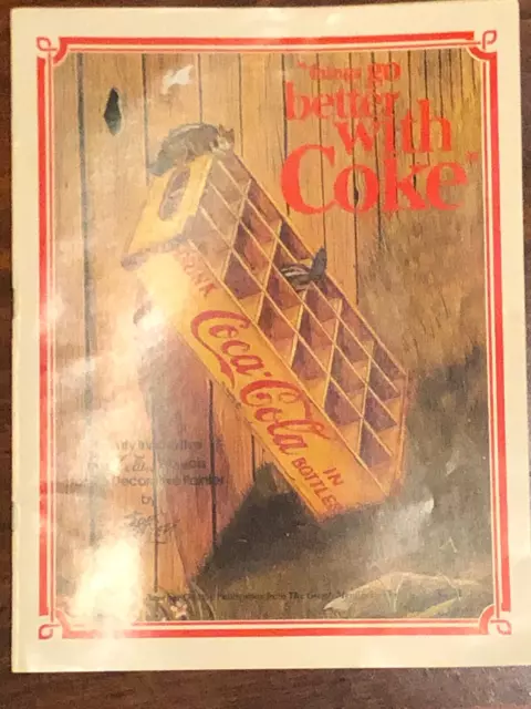 Things go better with COKE Decorative Painting Book signed by author