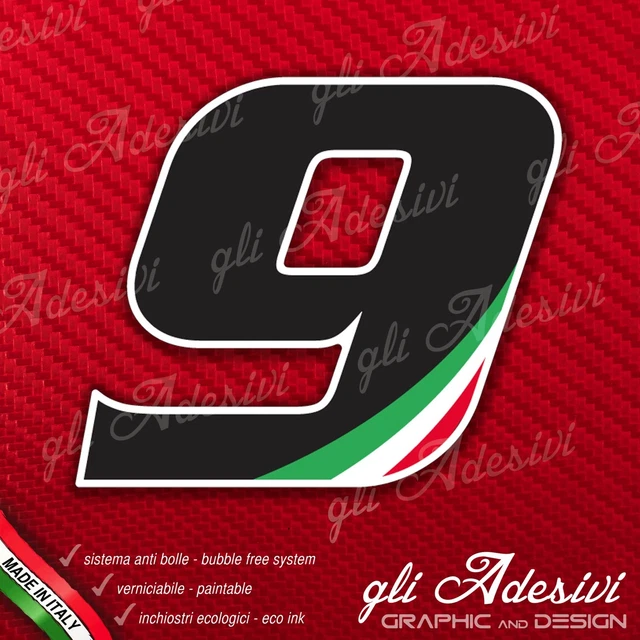 3 Autocollant Stickers Num&eacute;ro De Course Adh&eacute;sif Chiffre 5 Blanc 20x25cm