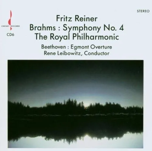 Brahms: Symphony No.4 - Fritz Reiner (RPO) Rare