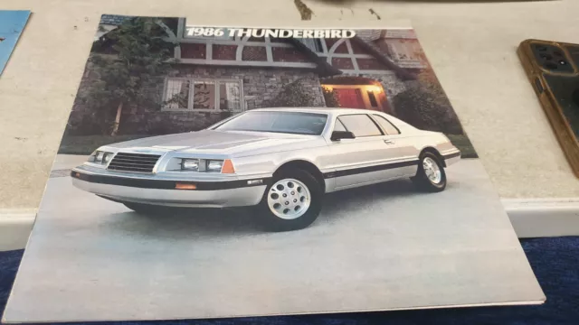 1986 FORD THUNDERBIRD USA Sales Brochure