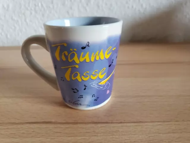 Diddl "Träume-Tasse" Espressotasse Diddlina Sammeltasse kleine Tasse rar