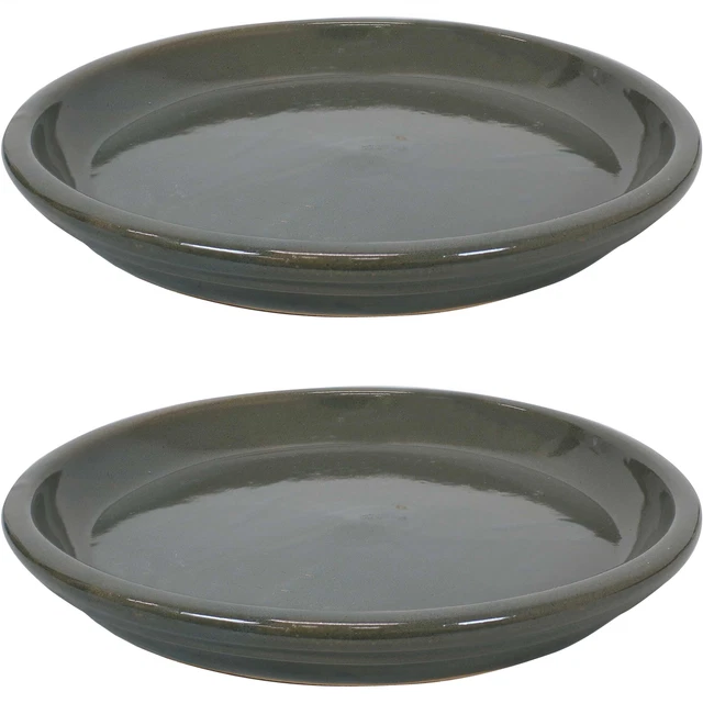 Ceramic plant saucers discount