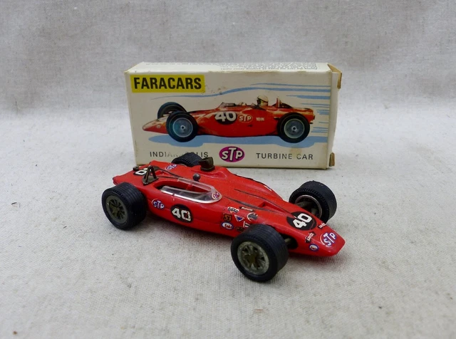 Faracars - Voiture De Course Indy N°101 STP - 1967 - Miniature En Boîte