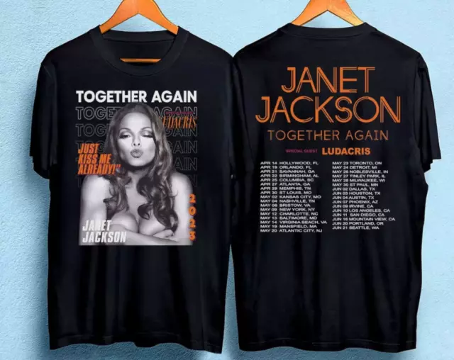 Janet-Jackson Together Again Tour 2023 Music T-Shirt Gift For Fans