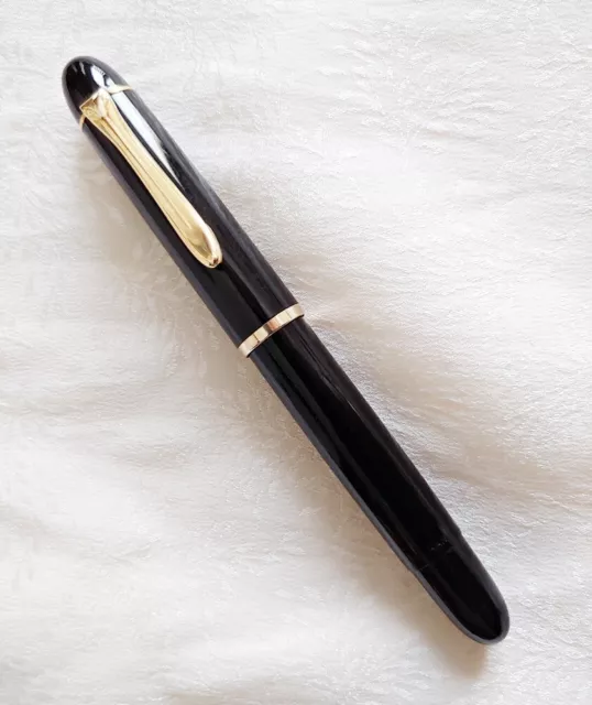 Günther Wagner Pelikan Export penna stilografica anni 1950 pennino in oro 14K