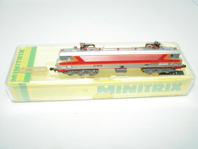 Locomotive électrique SNCF CC-6536 - Minitrix 2084 - Échelle N 1:160 - Analogique - Occasion