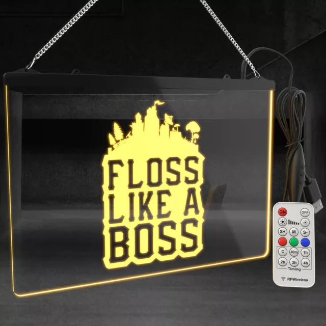 Floss Like A Boss Water Bottle, Fortnite NAME 750ml School Gaming Flask Xmas