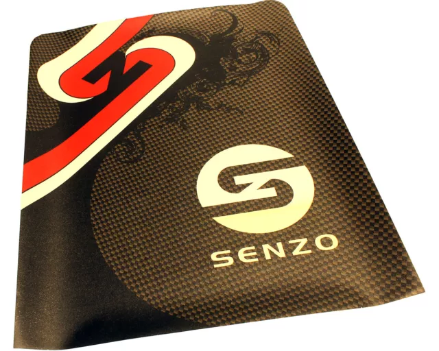 Go Kart Senzo 3 Wheel Trolley Floor Tray Sticker Matt Finish Karting Racing