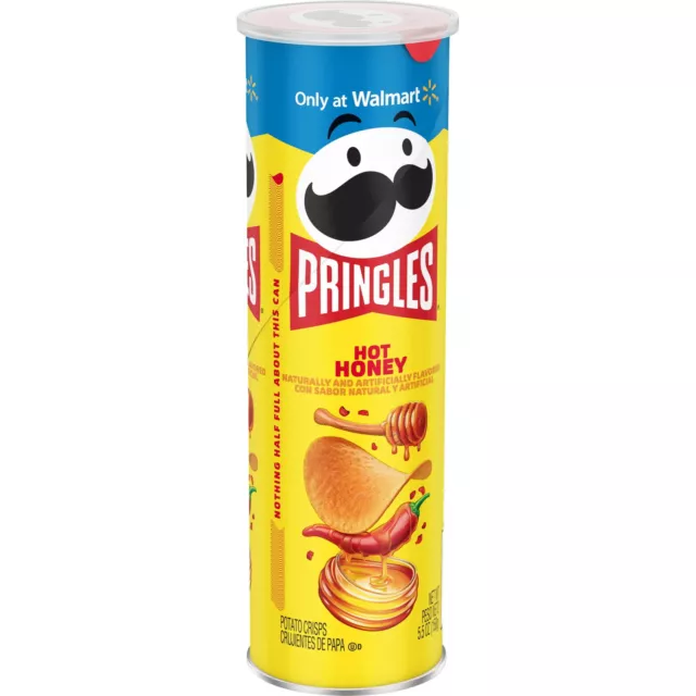 Pringles Chaud Miel Goût Pomme de Terre Chips 163ml Deux Paquet Monde Navire Exp