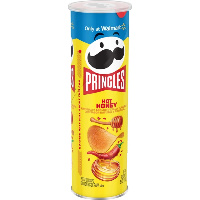 Pringles Chaud Miel Goût Pomme de Terre Chips 163ml Deux Paquet Monde Navire Exp