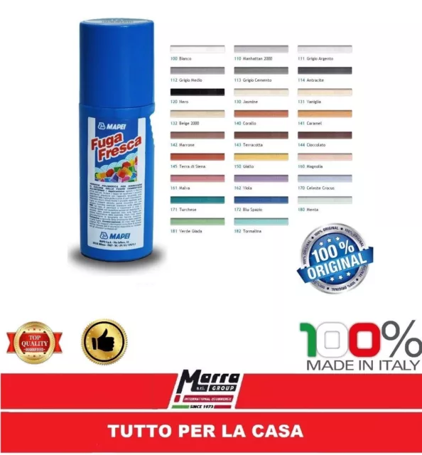 MAPEI FUGA FRESCA Vernice Polimerica 160Gr Rinnova Fugafresca Cementizia  Stucco EUR 10,90 - PicClick IT