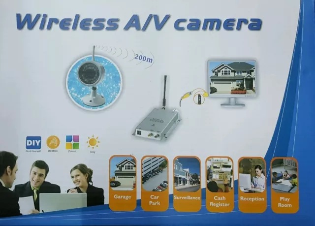 Telecamera Wireless A/V Camera Senza Fili  A Colori No Dvr