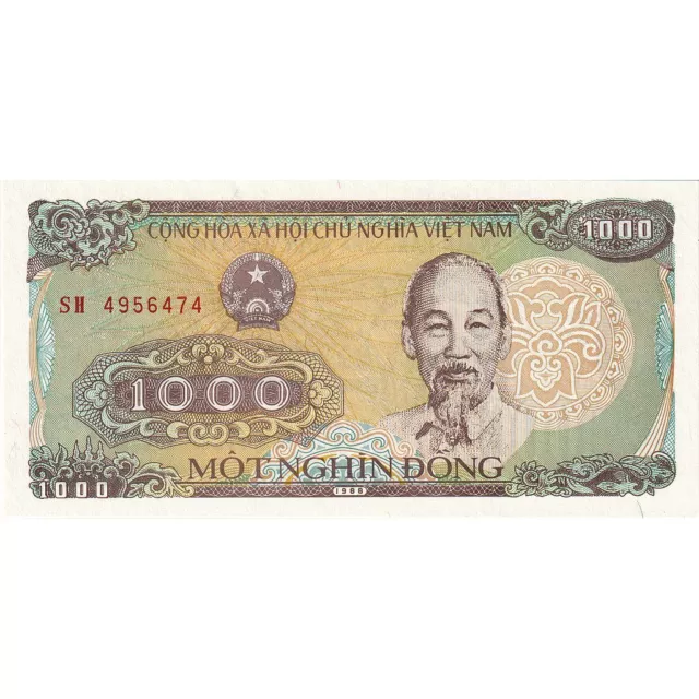 [#1190667] Banknote, Vietnam, 1000 D<ox>ng, KM:106a, UNC(65-70)