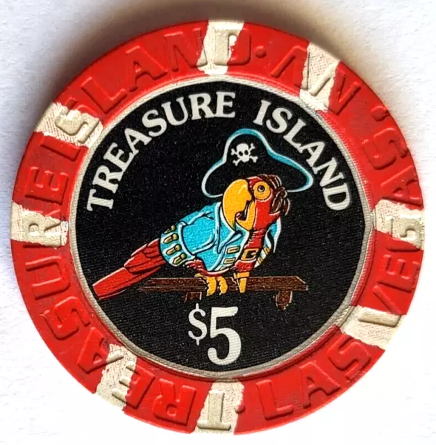 $5 Treasure Island - LAS VEGAS Casino Chip