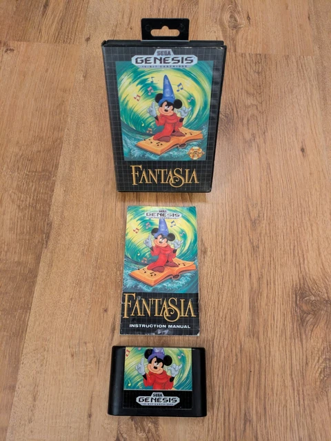 Sega Genesis / Mega Drive Jeu Fantasia Mickey Mouse First Edition Cib 5012967990442