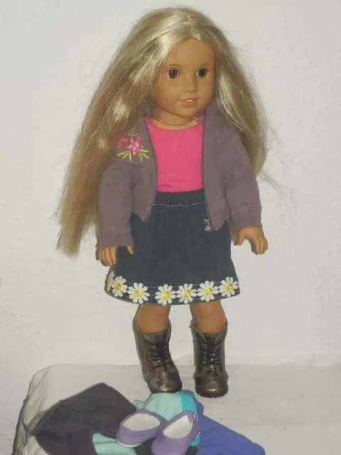 American Girl Julie Albright Puppe - süßes blondes Mädchen mit Kleidung PA-11392