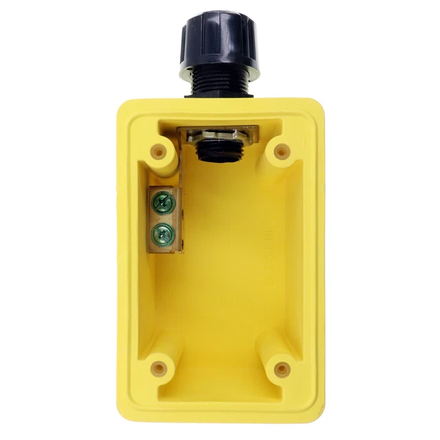 Pass & Seymour Fd11 Watertight Deep Fd Back Box, 1/2" Npt, 1-Gang, Yellow