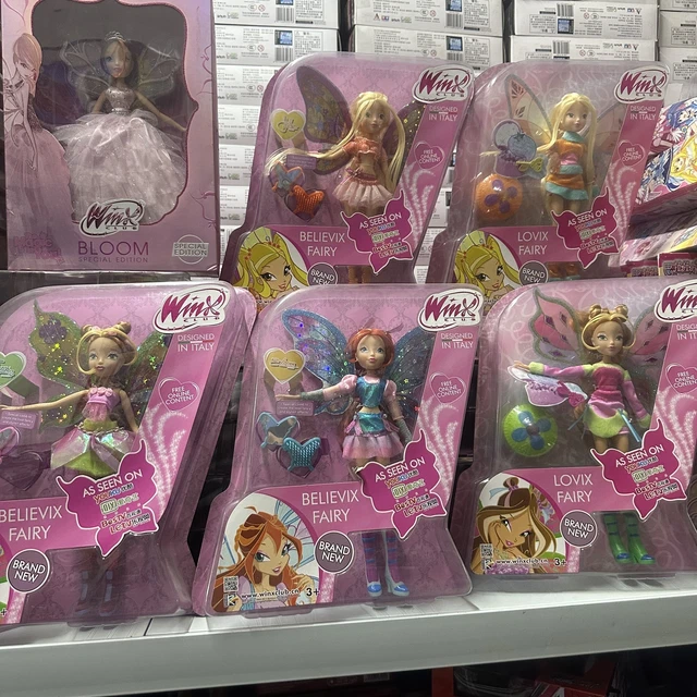 Lot De 6 Poupées Winx Club - Layla, Bloom, Stella Et Leurs évolutions