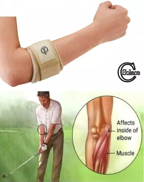SC 1PC Tennis Golfers Elbow Support Strap Brace Splint Band Epicondylitis Clasp